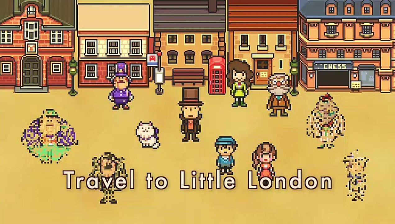 El profesor Layton y La llamada del Espectro: London Life Trailer