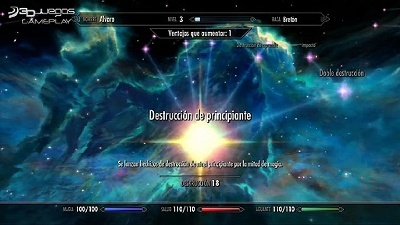 The Elder Scrolls V Skyrim: Gameplay: Señor de las Mazmorras