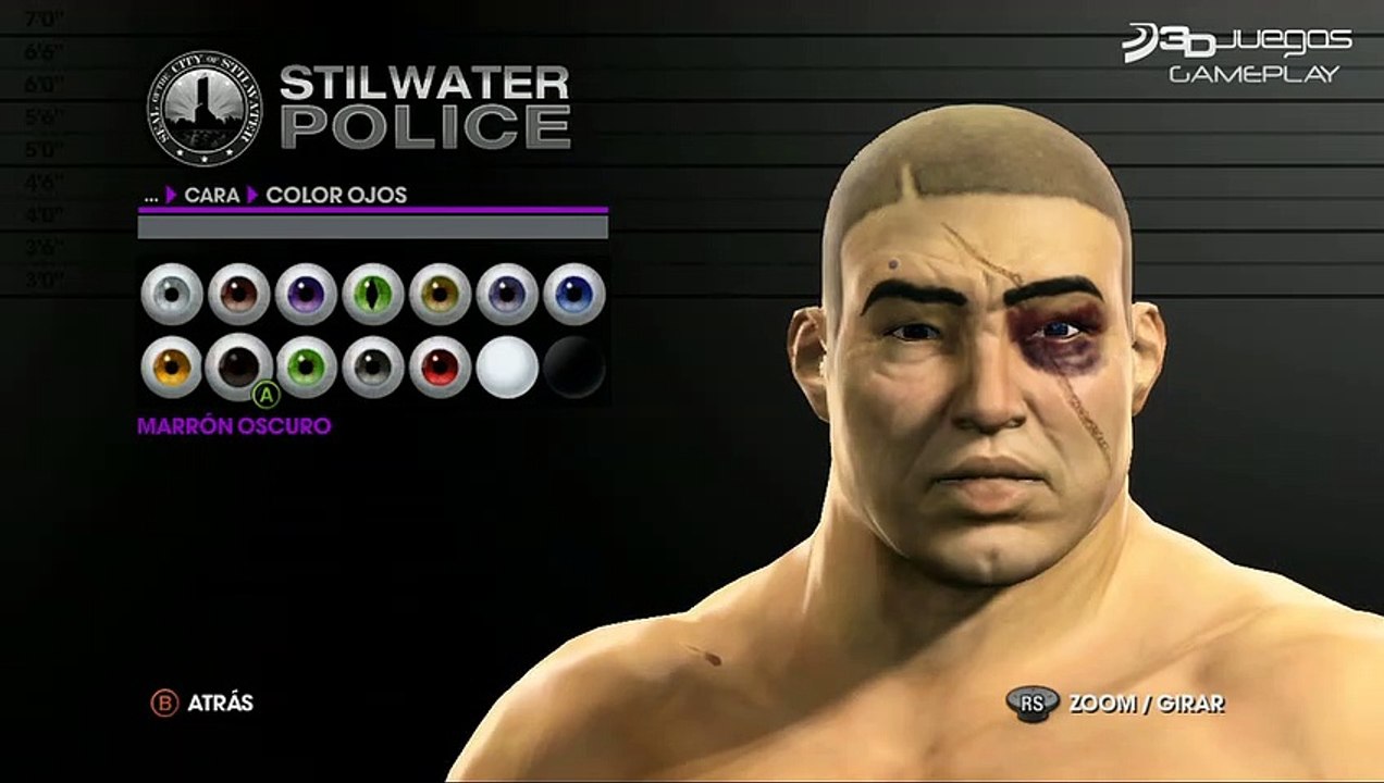 Saint's Row The Third: Gameplay: Editor de Personajes