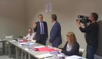 Prestation de serment de Thierry Bodlet, nouveau bourgmestre de Dinant