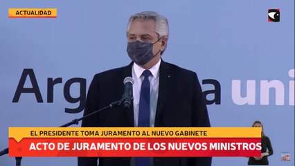 Acto de juramento de los nuevos ministros