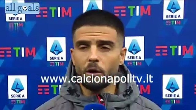 Udinese-Napoli 0-4 20/9/21 intervista post-partita Lorenzo Insigne