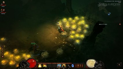 Diablo III: Gameplay: La Caverna de las Arañas