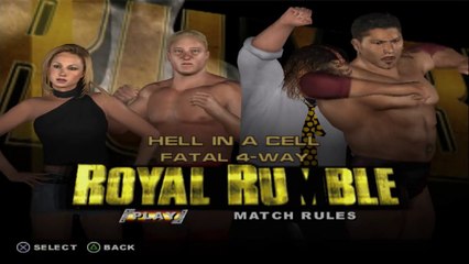 WWE SmackDown! vs. Raw Stacy Keibler vs Garrison Cade vs Mankind vs Batista