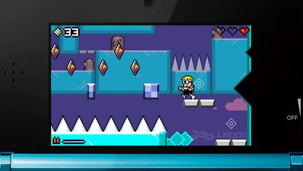 Mutant Mudds: Gameplay: Plataformeando sobre Hielo