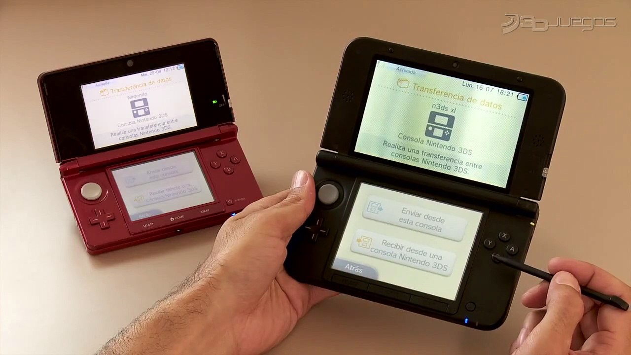 Nintendo 3DS XL: Tutorial: Cómo pasar datos de 3DS a 3DS XL