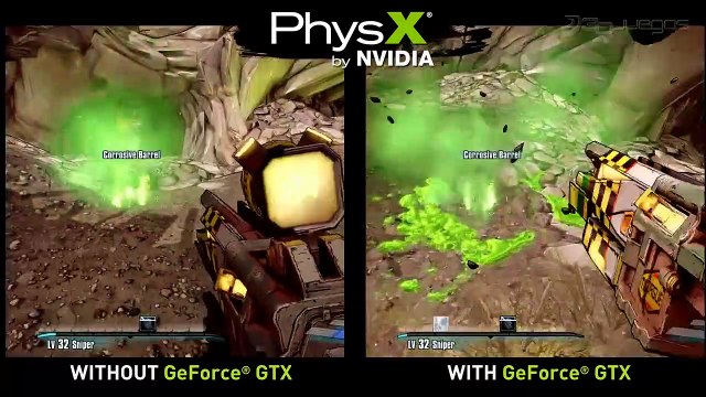 Borderlands 2: GeForce GTX PhysX