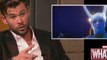 Chris Hemsworth Reaction To Marvel Studio's What IF...? | Thor VS Captain Marvel Fight Scene