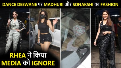 Madhuri, Sonakshi On Dance Deewane Sets, Janhvi, Sara Leave Gym Together, Soha With Inaya At Airport
