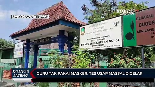 Guru Tak Pakai Masker, Tes Usap Massal Digelar
