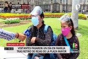 Cercado de Lima: retiran rejas que rodeaba la Plaza de Armas