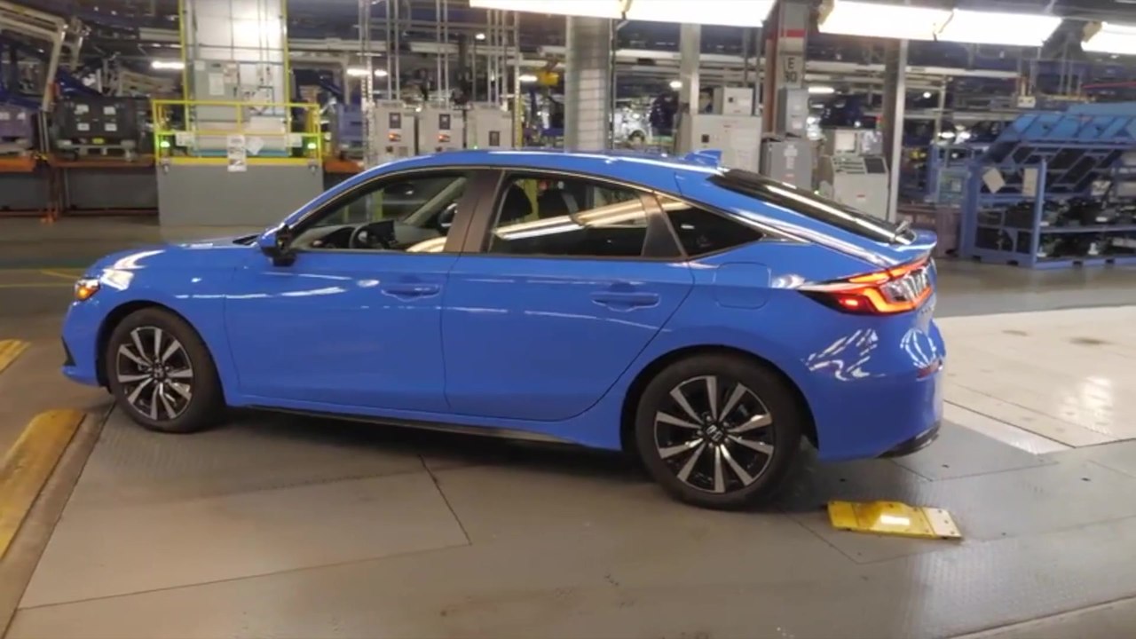 2022 Honda Civic Hatchback Production