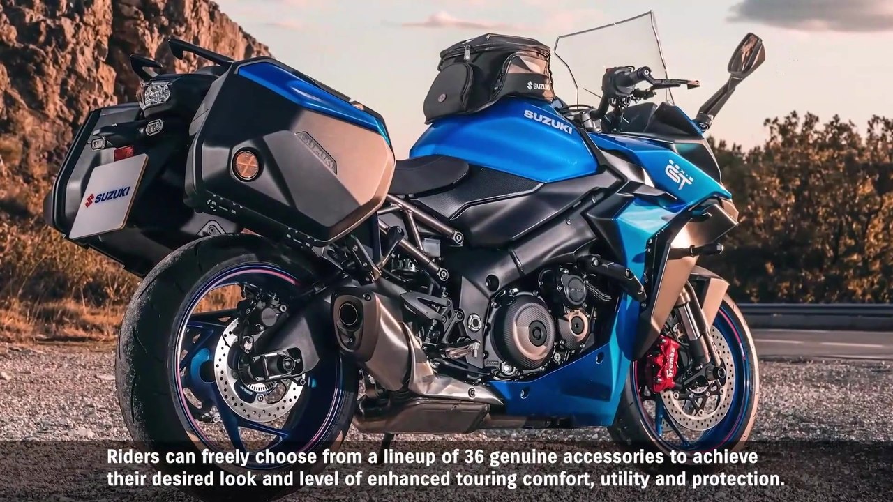 Suzuki GSX-S1000GT M2 features and benefits - Genuine Accessories for customized looks and enhanced comfort and utility
