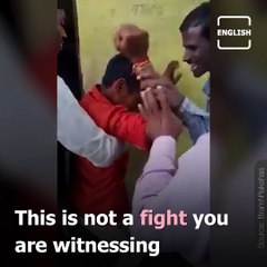 A Group Of Men Persuade Their Friend To Take The Vaccine, Video Goes Viral
