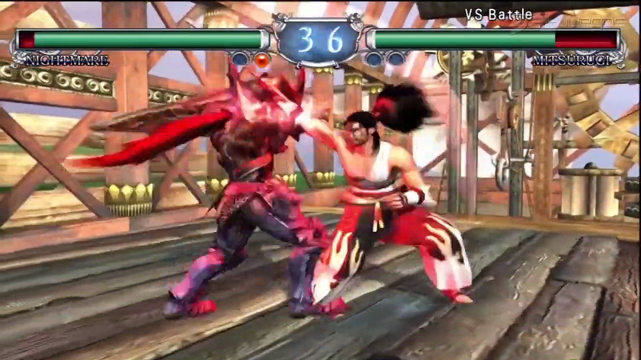 Soul Calibur II HD Online: Nightmare vs Mitsurugi