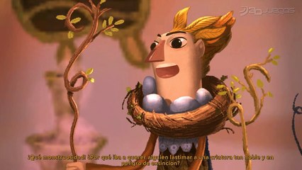 Broken Age: Gameplay: Vella en las Nubes