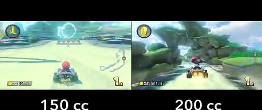 Mario Kart 8: 200cc vs 150cc - Cala Delfín