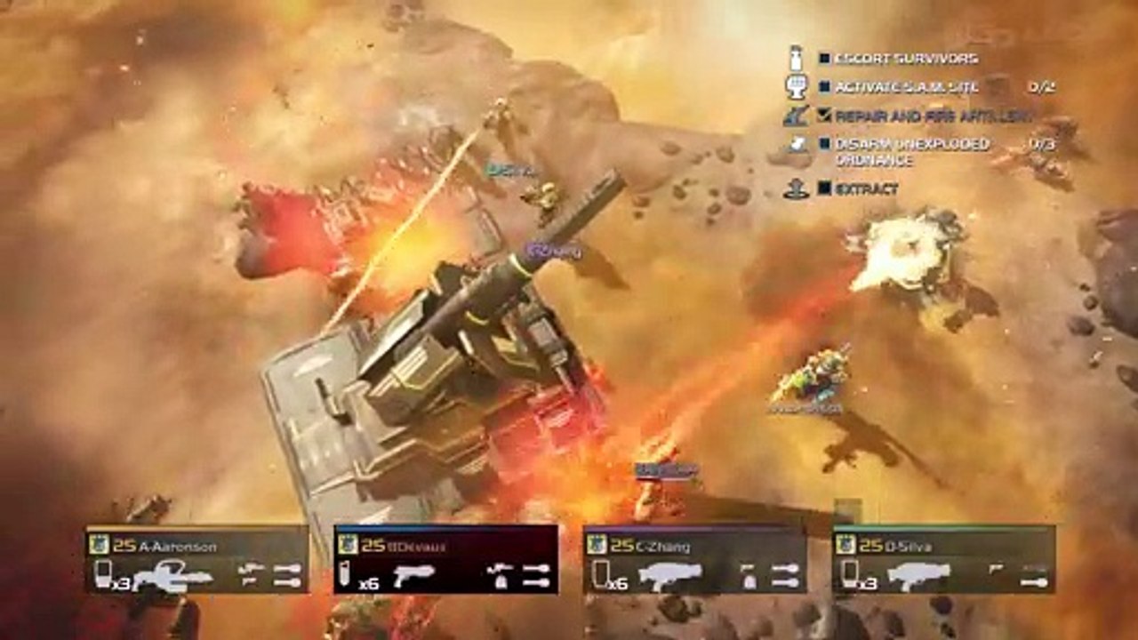 HellDivers: Lanzamiento de Al Rojo Vivo