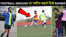 Ranbir Kapoor FLAUNTS His Football Skills, Plays Match With Aditya Seal & Many Celebs