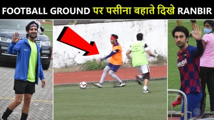 Ranbir Kapoor FLAUNTS His Football Skills, Plays Match With Aditya Seal & Many Celebs