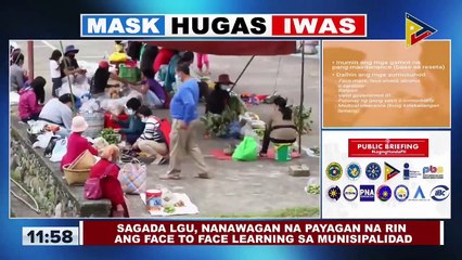Sagada LGU, nanawagan na payagan na rin ang face-to-face learning sa munisipalidad