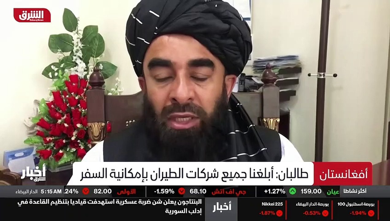 ...و . تزامنا مع اعادة تشغيل مطار كابول لمد...