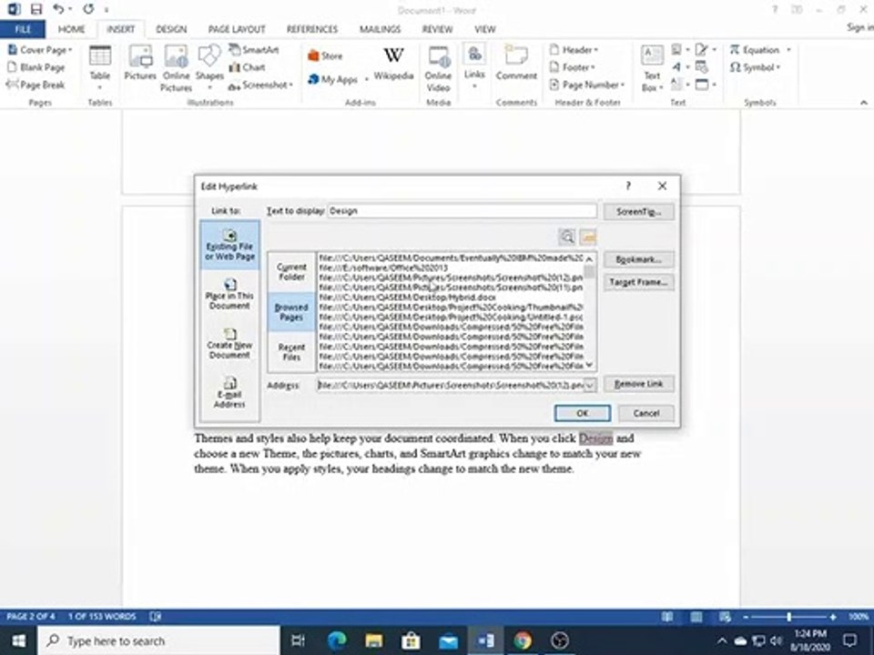 Microsoft Word 2013 Hindi Urdu tutorials Links - class 19 | Technical Buddy