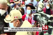 Proyecto de Perú Libre sobre control de medios pondría en riesgo la libertad de expresión