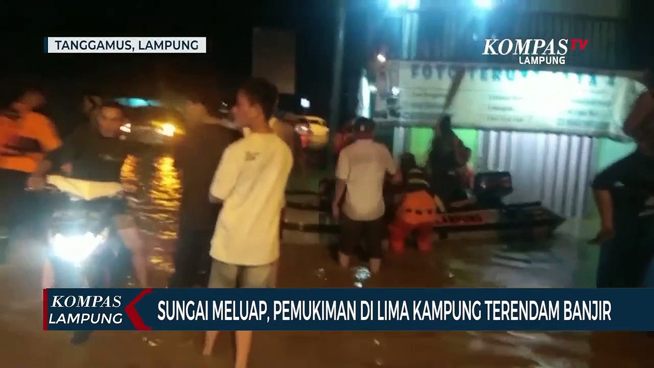 Sungai Meluap, Permukiman di Lima Kampung Terendam Banjir