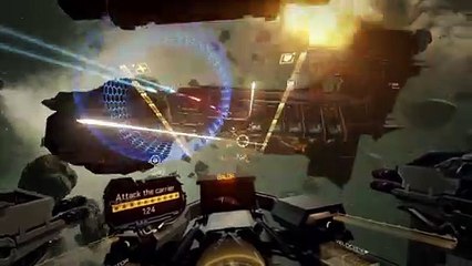 EVE Valkyrie: Gameplay Trailer – Carrier Assault
