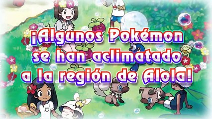 Pokémon Luna / Sol: Formas de Alola y Movimientos Z