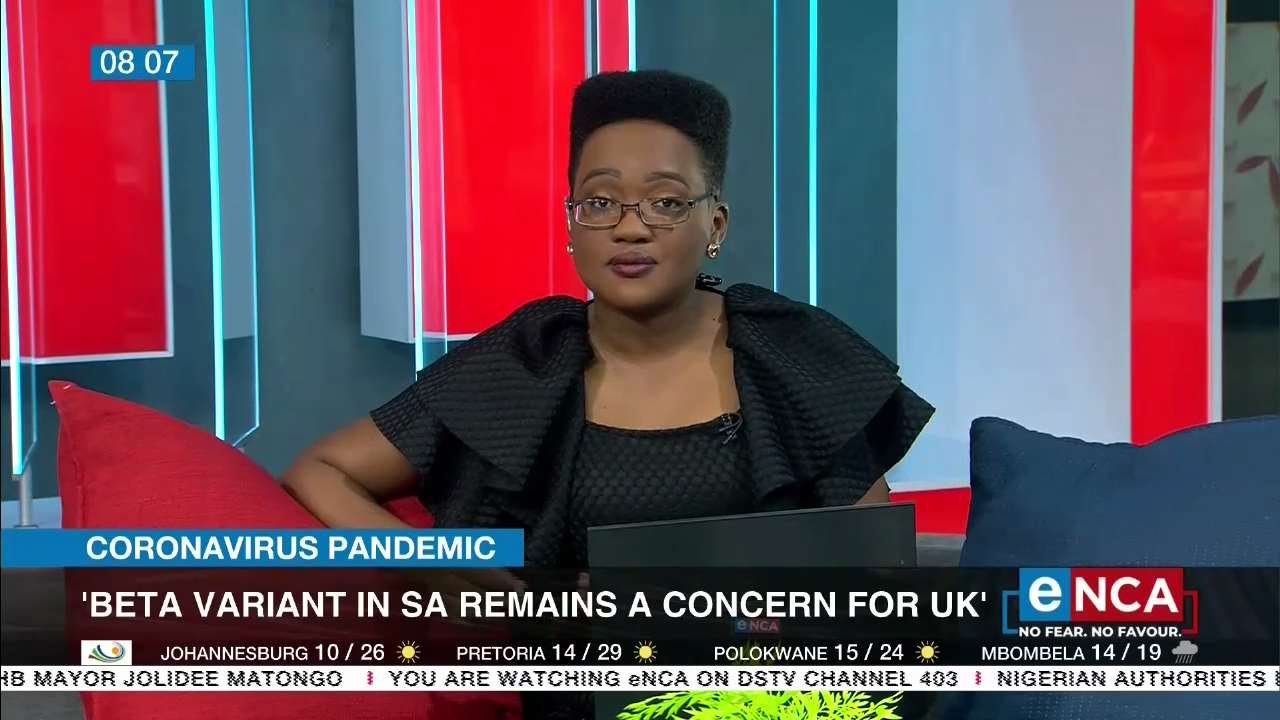 Beta variant in SA remains a concern for UK