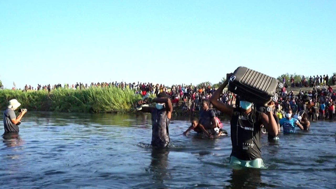 Milhares de migrantes haitianos na fronteira dos EUA