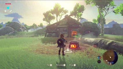 Zelda Breath of the Wild: Cortando un Árbol