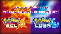 Pokémon Exclusivos de Sol y Luna