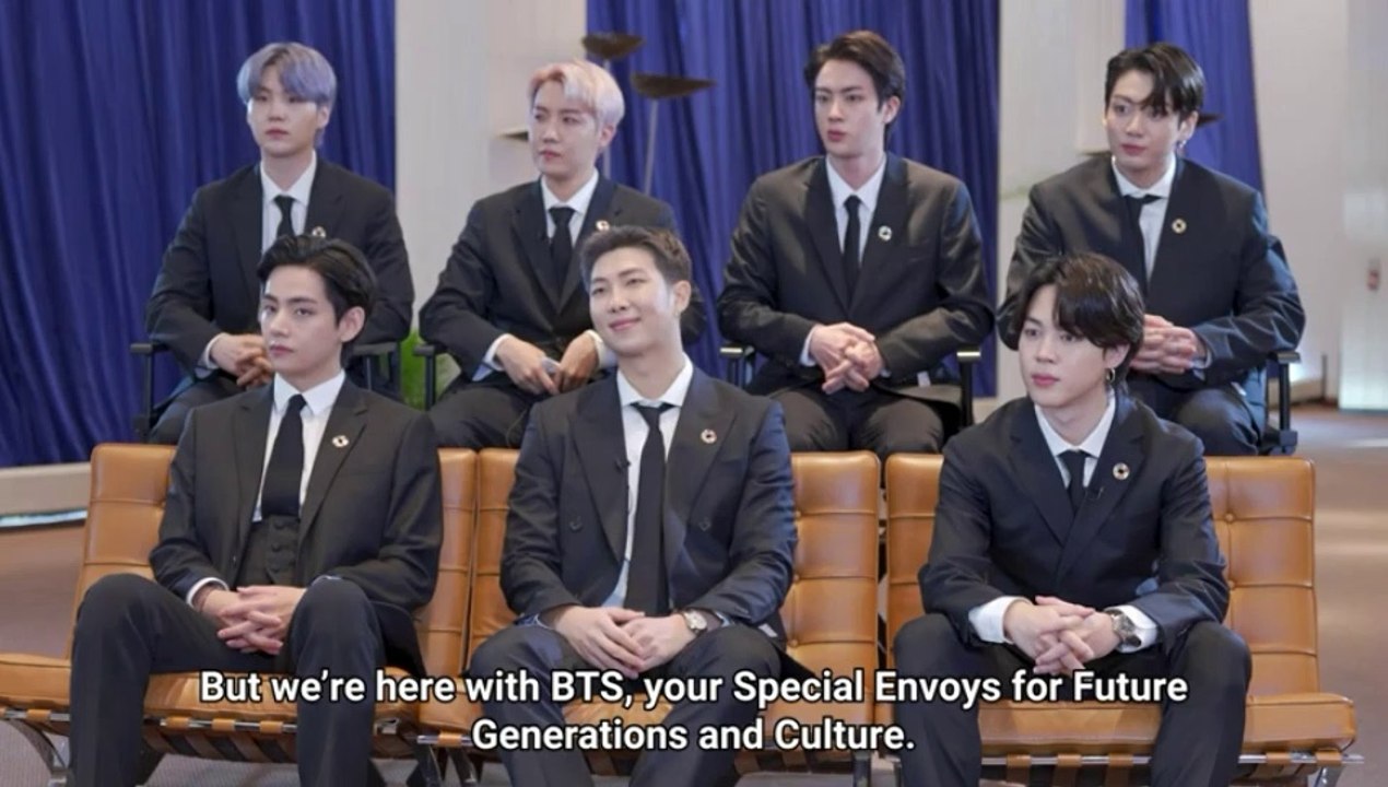[ENG SUB] BTS AND PRESIDENT MOON JAE IN INTERVIEW || UN GENERAL ASSEMBLY