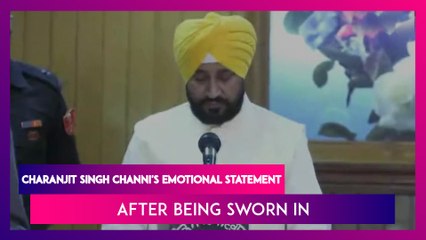 Charanjit Channi’s Emotional Speech After Becoming Punjab CM, Says ‘Today An Aam Aadmi Sits Here’