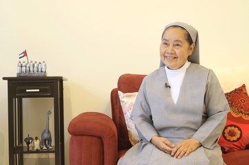 نجوم التطوع في إكسبو 2020 دبي: تيريزيتا كابوريهان، راهبة ومديرة مدرسة اختارت التطوع في الحدث الأروع!