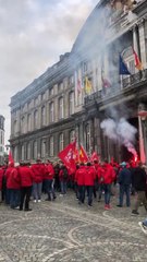 Liège: de nombreux syndicalistes pour soutenir les prévenus