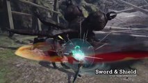 Toukiden 2: Tráiler Armas: Espada y Escudo