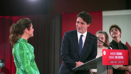 Au Canada, une demi-victoire pour Trudeau, réélu mais toujours minoritaire