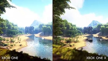 Download Video: ARK Survival Evolved: Comparación Gameplay: Xbox One vs. Xbox One X