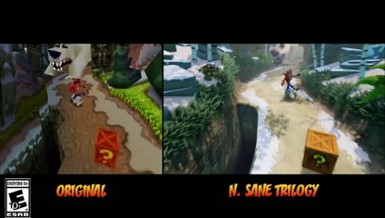 Crash Bandicoot N. Sane Trilogy: Comparativa: Un-Bearable