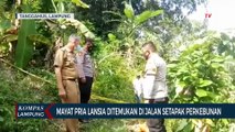 Mayat Pria Lansia Ditemukan di Jalan Setapak Kebun