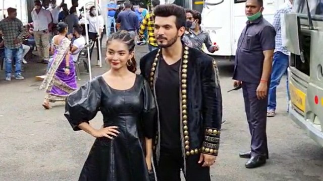 KKK 11 Finale: Arjun Bijlani and Anushka Sen Spotted for the Finale shoot Of Khatron ke Khiladi