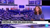 Crise des sous-marins australiens : la France obtient le soutien européen fave à Washington