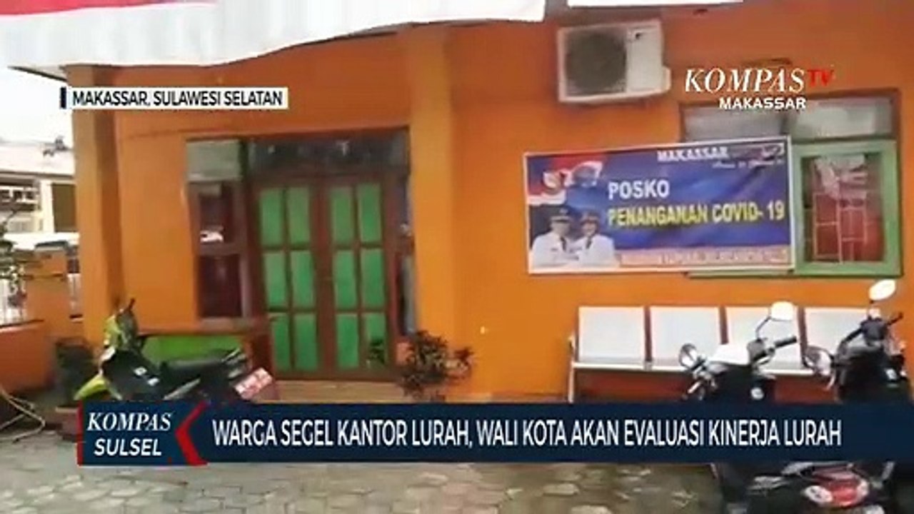Warga Segel Kantor Lurah, Walikota Akan Evaluasi Kinerja Lurah