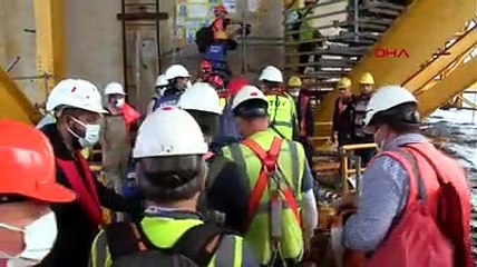 1915 Çanakkale Köprüsü, 318 metrelik kuleden görüntülendi