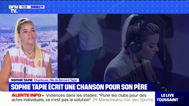 J'avais tellement peur de regretter de ne pas le faire : Sophie Tapie consacre une chanson à son père