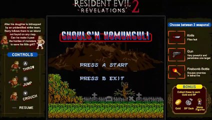 Resident Evil Revelations 2: Minijuego - Ghouls 'n Homunculi